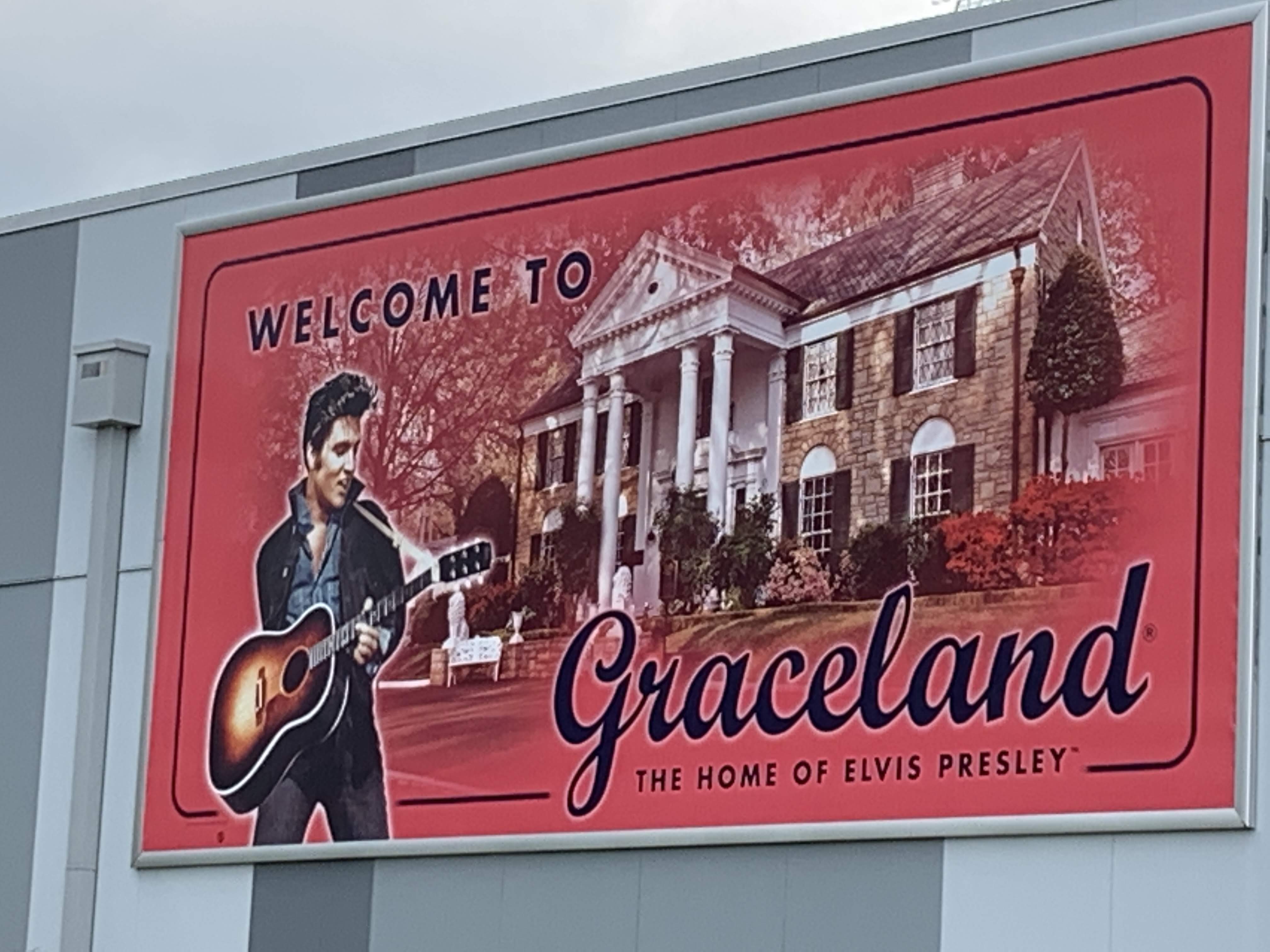 Welcome to Graceland Billboard photo of Elvis